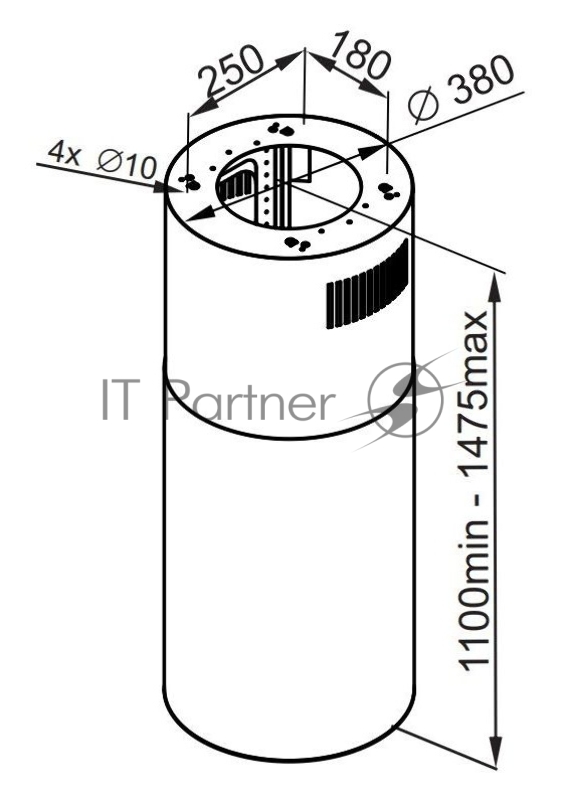 ВЫТЯЖКА MAUNFELD LEE ISLA 39 INOX