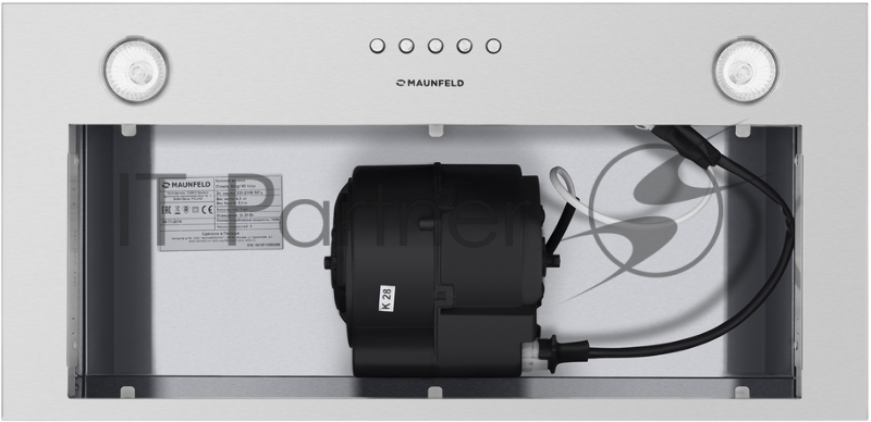 Кухонная вытяжка MAUNFELD Crosby Singl 50 нержавеющая сталь