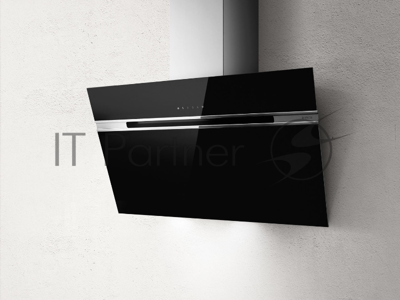 Вытяжки ELICA Вытяжки ELICA/ Декоративный дизайн, наклонная, 60 см, сенсорное управление, 1200 куб. м. , Back Aspiration, черное стекло+антрацит