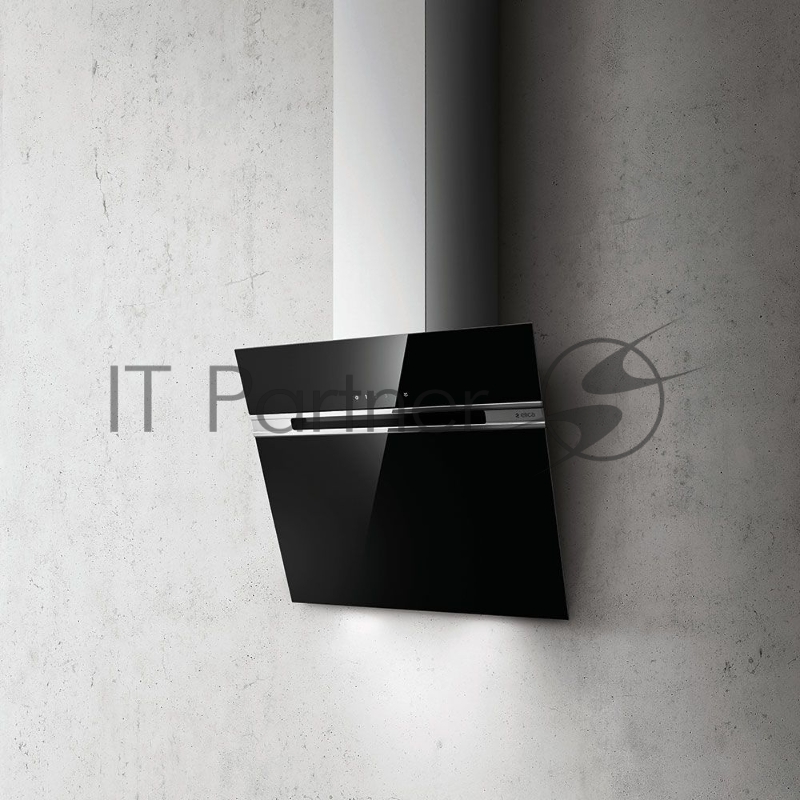 Вытяжки ELICA Вытяжки ELICA/ Декоративный дизайн, наклонная, 60 см, сенсорное управление, 1200 куб. м. , Back Aspiration, черное стекло+антрацит