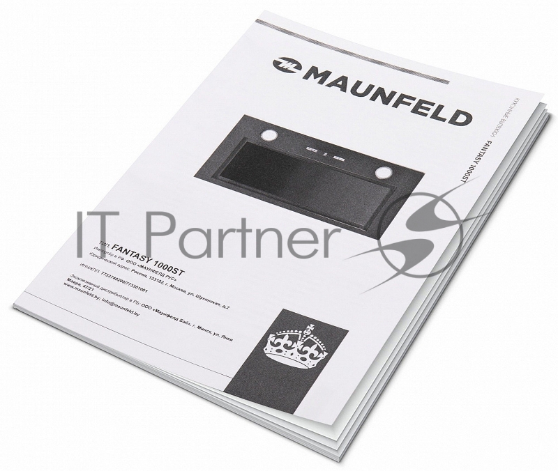 Кухонная вытяжка MAUNFELD Fantasy 1000ST 60 белое стекло