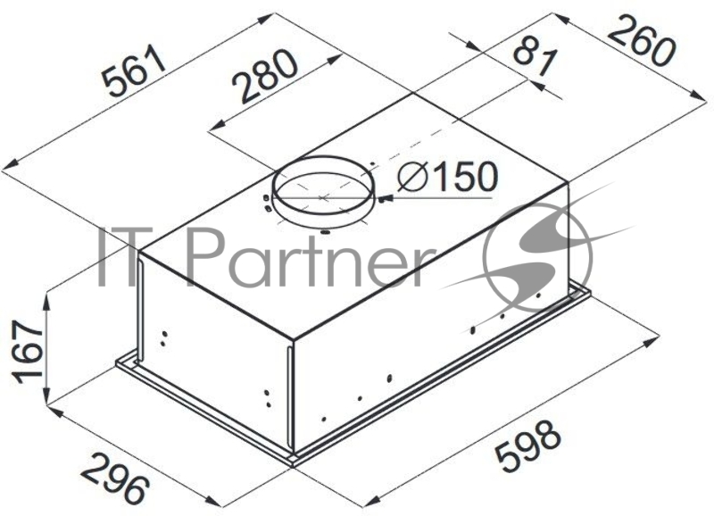 Кухонная вытяжка MAUNFELD Fantasy 1000ST 60 белое стекло