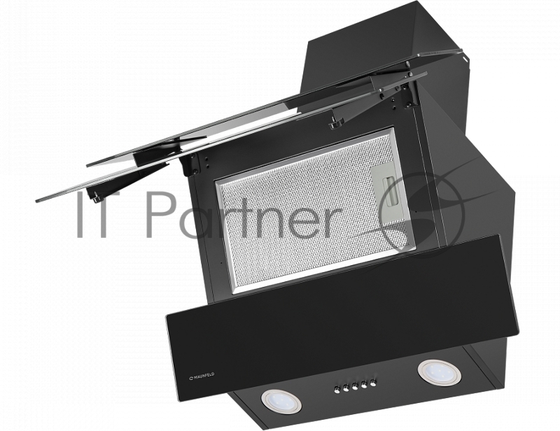 ВЫТЯЖКА MAUNFELD LACRIMA 60 Glass Black ВЫТЯЖКА MAUNFELD LACRIMA 60 Glass Black/ наклонная, сенсорное управление, 60 см, 700 м3/ч, 53 дБ, LED, в опции угольный фильтр CF150 - 2 шт, черное стекло