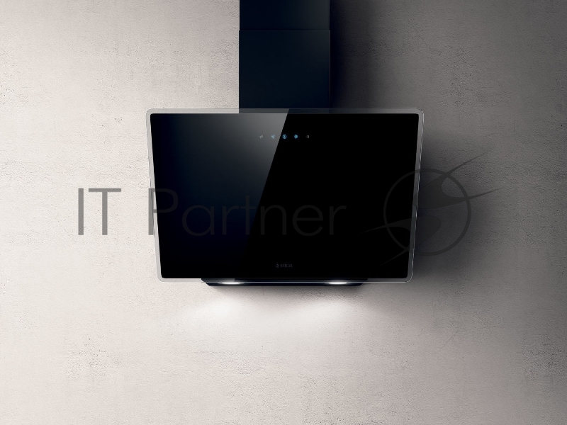 Вытяжка ELICA SHIRE BK/A/60 NO PLUG-PRF0143990A / Наклонная, 60см, 1200 м3, сенсорное управление, черное стекло