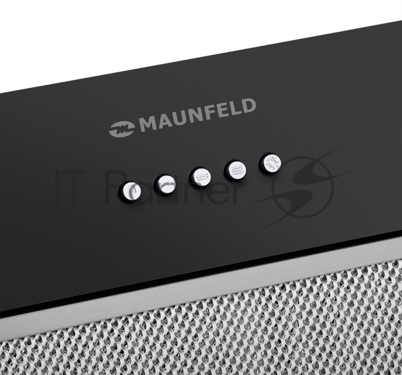 Вытяжка встраиваемая Maunfeld THAMES 601M черный управление: кнопочное (1 мотор)