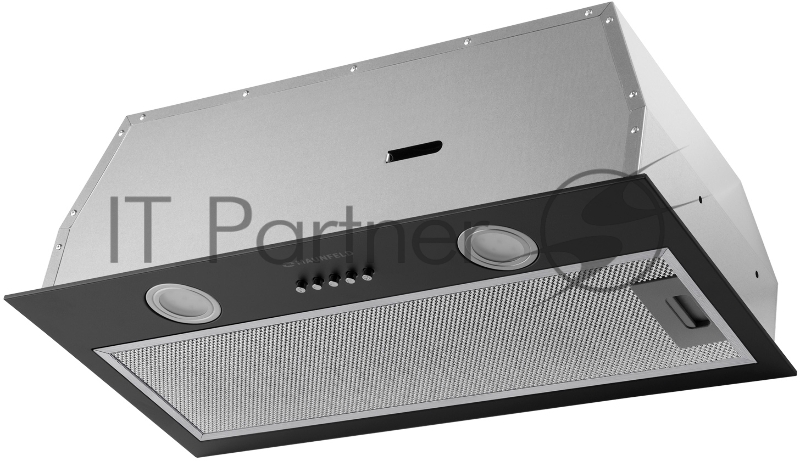 Вытяжка встраиваемая Maunfeld THAMES 601M черный управление: кнопочное (1 мотор)