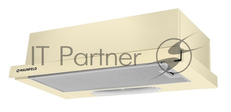 ВЫТЯЖКА MAUNFELD VS LIGHT (C) 60 БЕЖЕВЫЙ/ Тип: встраиваемая Цвет: бежевый Управление: колыбельное Ширина, мм: 600 Полная потребляемая мощность, Вт: 160 Количество скоростей: 2 Максимальная производительность, м3/ч: 520 Диаметр воздуховода, мм: 120