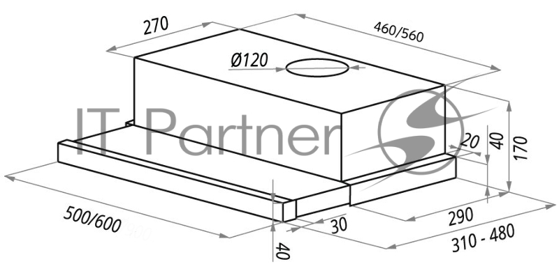 ВЫТЯЖКА MAUNFELD VS LIGHT (C) 60 БЕЖЕВЫЙ/ Тип: встраиваемая Цвет: бежевый Управление: колыбельное Ширина, мм: 600 Полная потребляемая мощность, Вт: 160 Количество скоростей: 2 Максимальная производительность, м3/ч: 520 Диаметр воздуховода, мм: 120