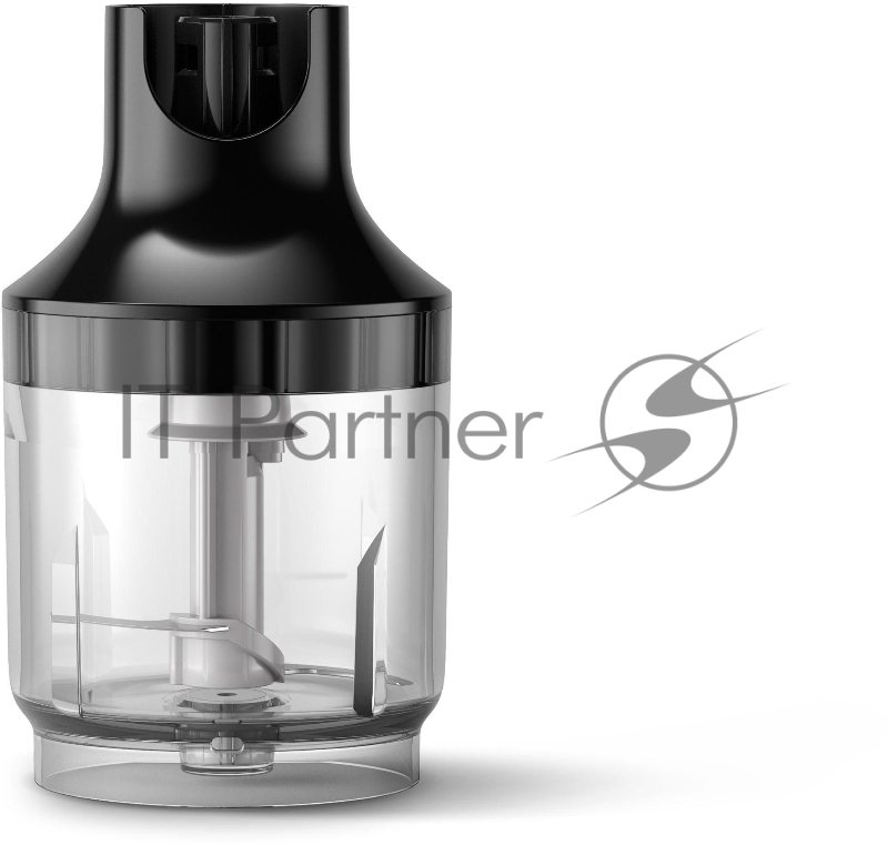 Погружной блендер Philips HR2543/90, 700Вт, 1 скорость, турбо режим, стакан для взбивания, венчик, измельчитель, цвет черный