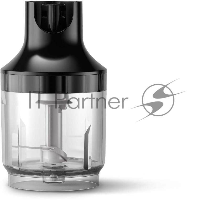 Погружной блендер Philips HR2543/90, 700Вт, 1 скорость, турбо режим, стакан для взбивания, венчик, измельчитель, цвет черный