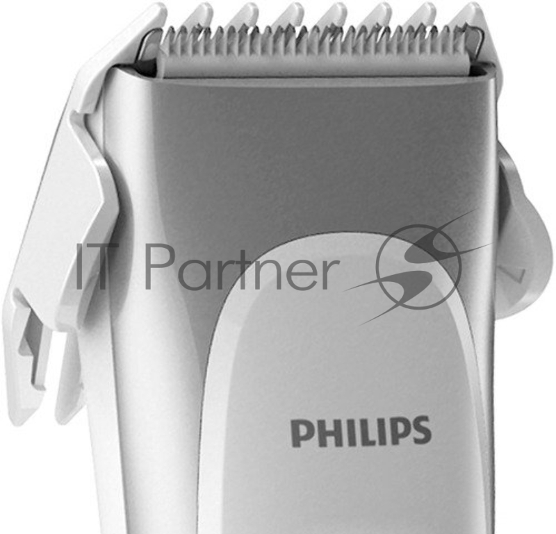 Машинка для стрижки Philips HC1091/15 белый/серый (насадок в компл:4шт)