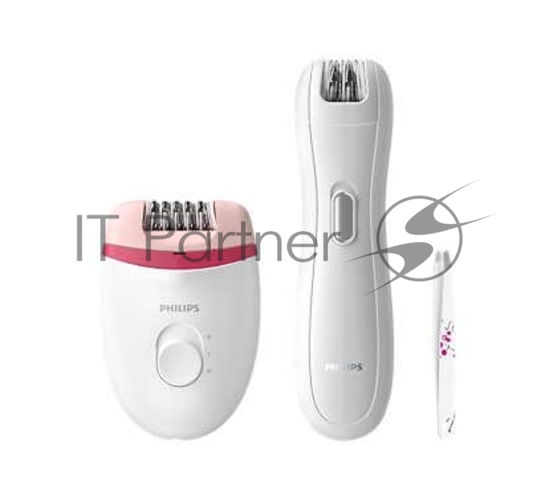 Эпилятор Philips BRP506/00/ Эпилятор, питание от сети, металлическая система эпиляции, моющаяся головка, щеточка для чистки, чехол для хранения, в комплекте эпилятор для деликатных зон и пинцет