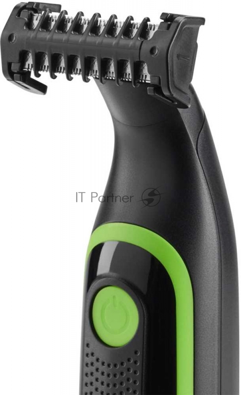 Машинка для стрижки Polaris PHC 0303RB черный/лайм 240Вт