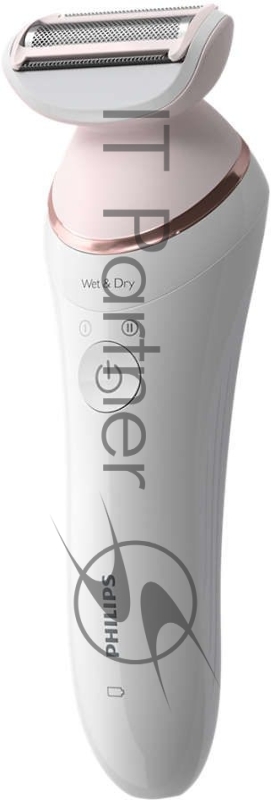 Эпилятор Philips Эпилятор Philips/ 2 скорости, широкая головка, Wet&Dry, беспроводной, opti light, 6 аксессуаров