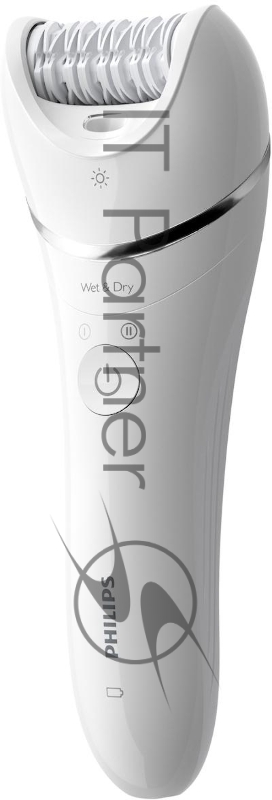 Эпилятор Philips Эпилятор Philips/ 2 скорости, широкая головка, Wet&Dry, беспроводной, opti light, 2 аксессуара