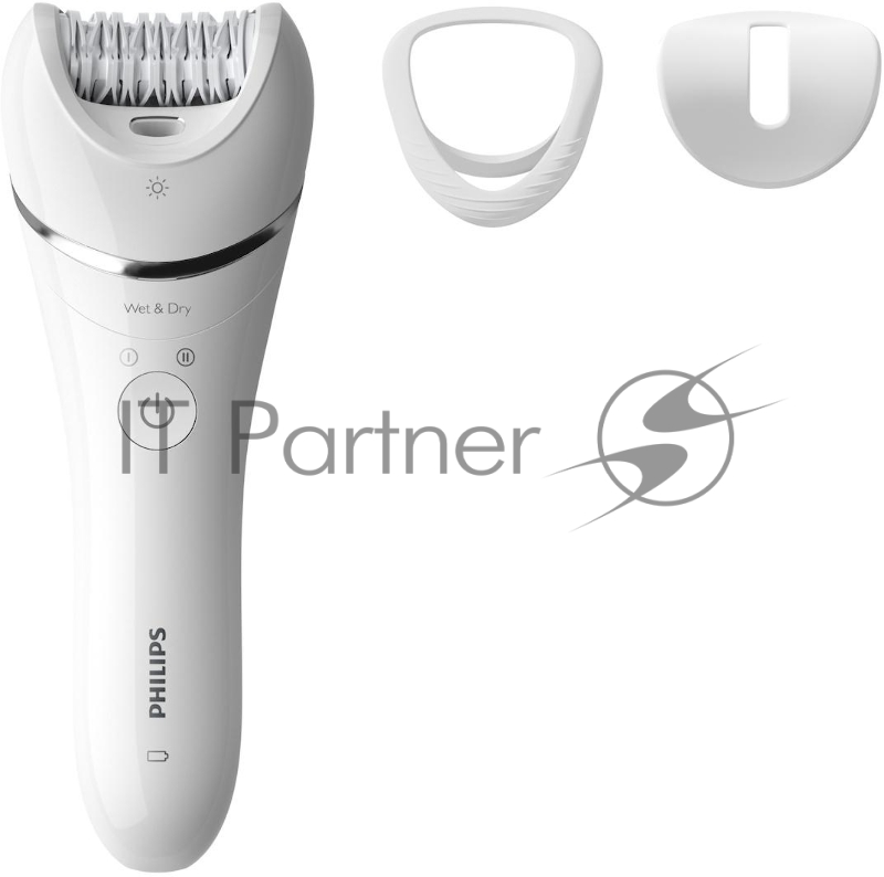 Эпилятор Philips Эпилятор Philips/ 2 скорости, широкая головка, Wet&Dry, беспроводной, opti light, 2 аксессуара