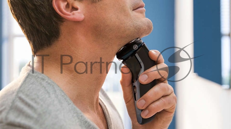 Бритва роторная Philips S3134/51 реж.эл.:3 питан.:аккум. черный