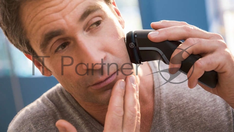 Бритва роторная Philips S3134/51 реж.эл.:3 питан.:аккум. черный