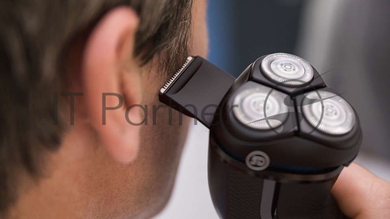 Бритва роторная Philips S3134/51 реж.эл.:3 питан.:аккум. черный