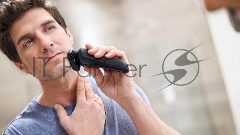 Бритва роторная Philips S5585/35 питан.:аккум. темно-синий