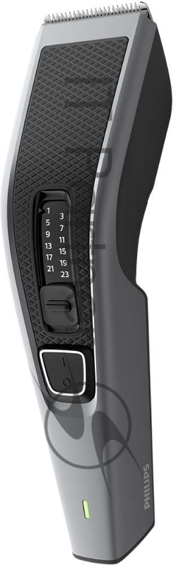 Машинка для стрижки Philips HC3535/15 Series 3000, темно-серый/черный, пластик, режущая система DualCut, 13 настроек длины от 0,5 мм - 23 мм с шагом 2 мм, чехол
