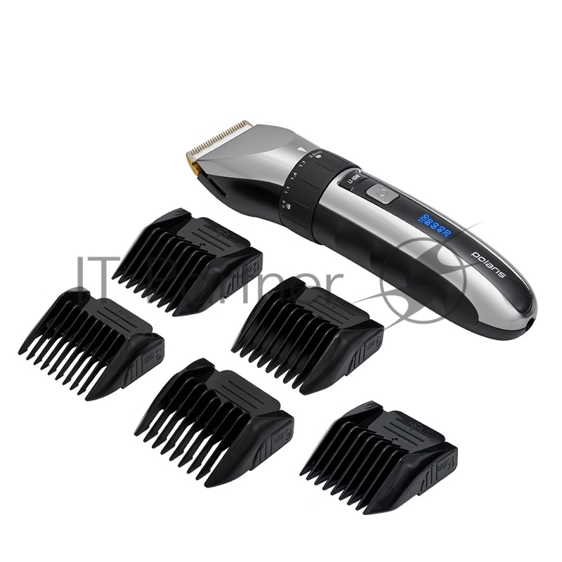 Машинка д/стрижки волос POLARIS PHC 3017RC Argan Therapy Pro черный/хром