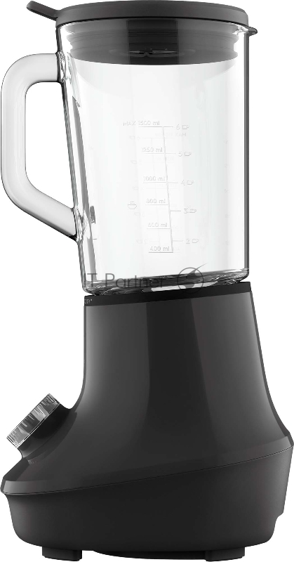 Блендер настольный Electrolux E6TB1-4GB, мощность 700 Вт, авто программы для смузи и колки льда, кнопка импульс, 6 ножей из нержавеющей стали, универсальный измельчитель, кувшин 1.5 л., цвет черный