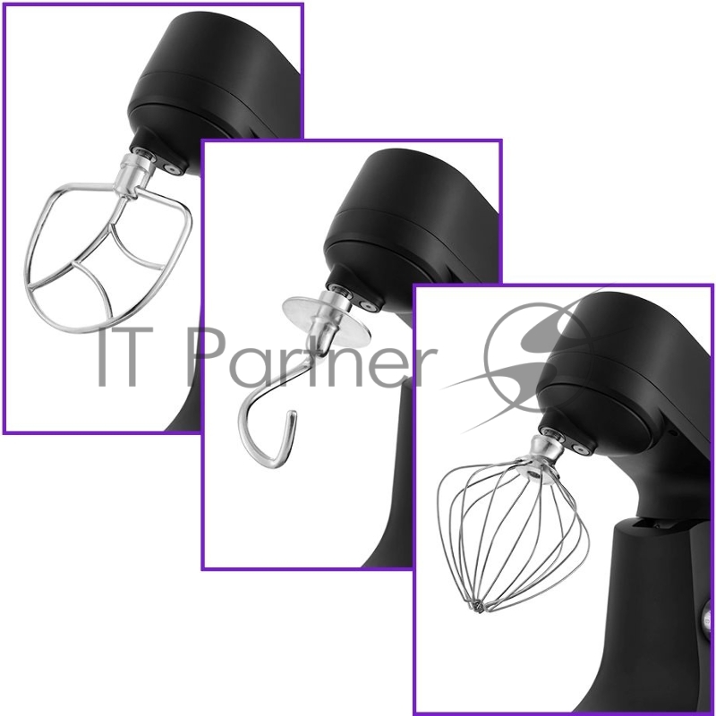 Миксер планетарный Kitfort КТ-3028-1 1000Вт черный