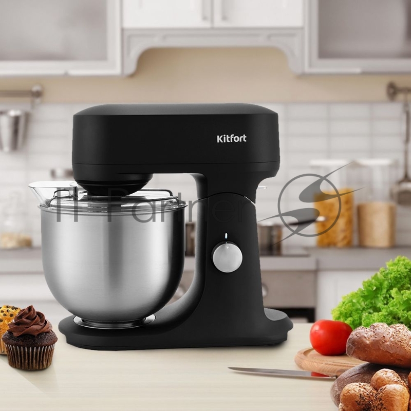 Миксер планетарный Kitfort КТ-3028-1 1000Вт черный