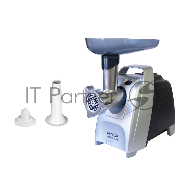 Мясорубка Аксион М 61.01 черно-серебристая