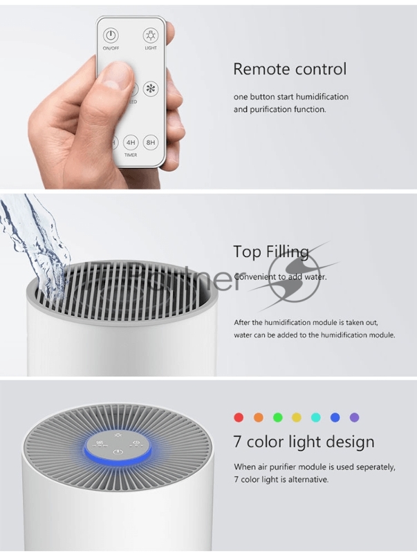 Очиститель воздуха HYSURE Очиститель воздуха Invitop Kilo Pro 2 in 1 Air Purifier & Humidifier New Launch