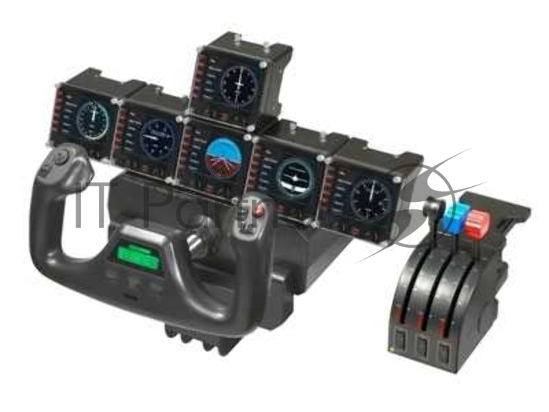 Контроллер игровой Logitech G Saitek Pro Flight Instrument Panel (приборная панель с ЖК-дисплеем для авиасимуляторов)