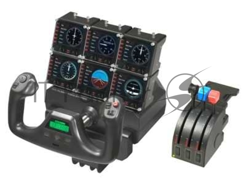 Контроллер игровой Logitech G Saitek Pro Flight Instrument Panel (приборная панель с ЖК-дисплеем для авиасимуляторов)