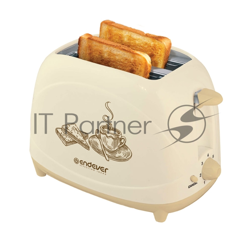 Тостер Endever Skyline ST-108, бежевый