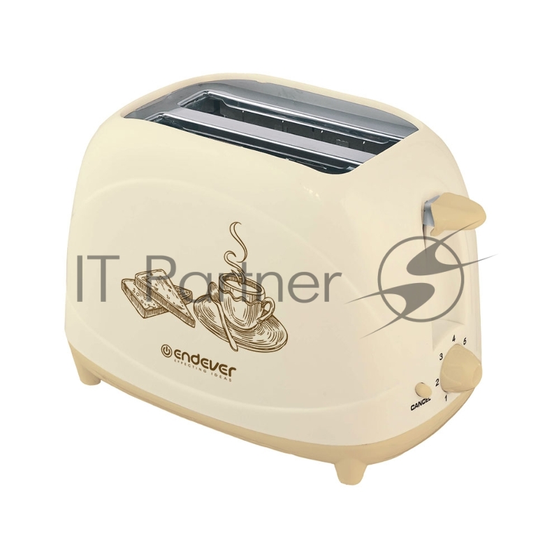 Тостер Endever Skyline ST-108, бежевый