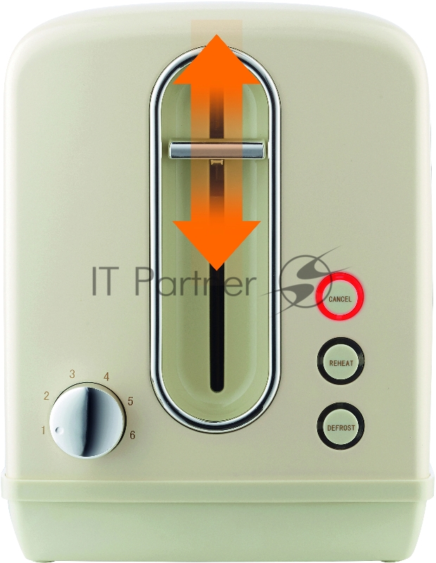 Тостер Gorenje T1100CLI 860Вт бежевый/серебристый