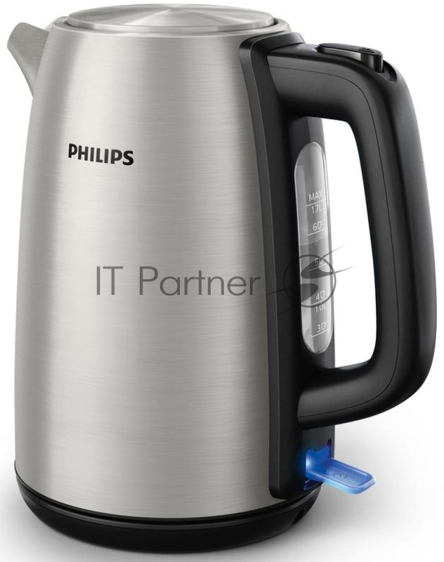 Чайник Philips HD9351/90, 1,7 л, 2200 Вт, световой индикатор, функция автовыключения, индикатор уровня воды