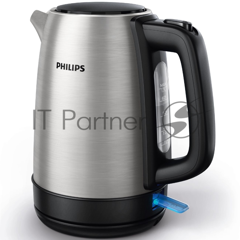 Чайник Philips HD9350/90, 1,7 л, 2200 Вт, световой индикатор, функция автовыключения, индикатор уровня воды