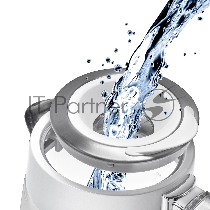 Электрический чайник POLARIS PWK 1715 CGL Water Way Pro, Белый