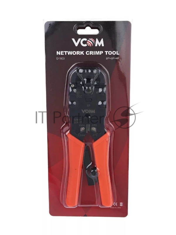 Монтажный инcтрумент VCOM D1903 Клещи обжимные 4P/6P/8P