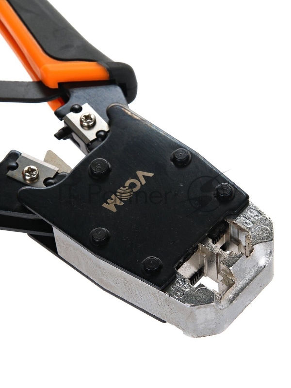 VCOM NT081 Клещи обжимные (кримпер), для разъемов 8p8c, с фиксатором