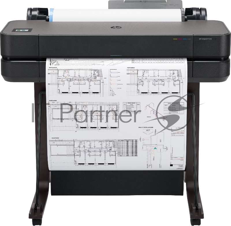 Плоттер HP Designjet T630 (24, A1, 2400x1200dpi, 30сек/A1, 1Gb, WiFi, Lan, USB, подставка)