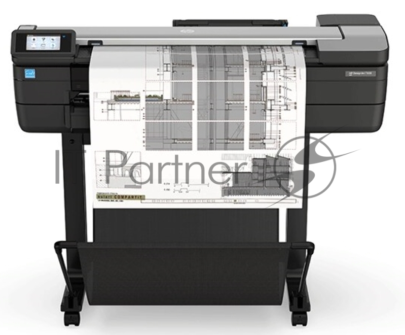 Плоттер HP DesignJet T830 MFP (p/s/c, 24,4color,2400x1200dpi,1Gb,26s drawingmode),USB/GigEth/Wi-Fi, 1ywarr, repl. F9A28A)