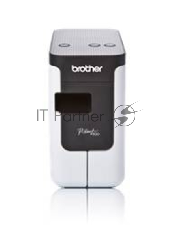 Принтер для наклеек Brother P-Touch PT-P700 (ленты TZe, HSe 3,5/6/9/12/18/24 мм, 30 мм/с, 180х360т/д, автообрез., печать ШК, USB2.0, БП, USB-кабель, ПО, лента 24мм/4м, замена PT-2430PC)