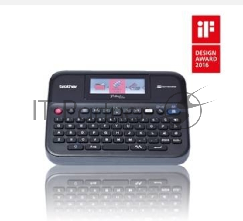 Принтер для наклеек Brother P-Touch PT-D600VP (ленты TZe 3,5/6/9/12/18/24 мм, 30 мм/с, 180х360т/д, автообрез., печать ШК, USB 2.0, БП, USB-кабель, кейс, ПО, лента 24мм/4м, замена PT-2700VP)