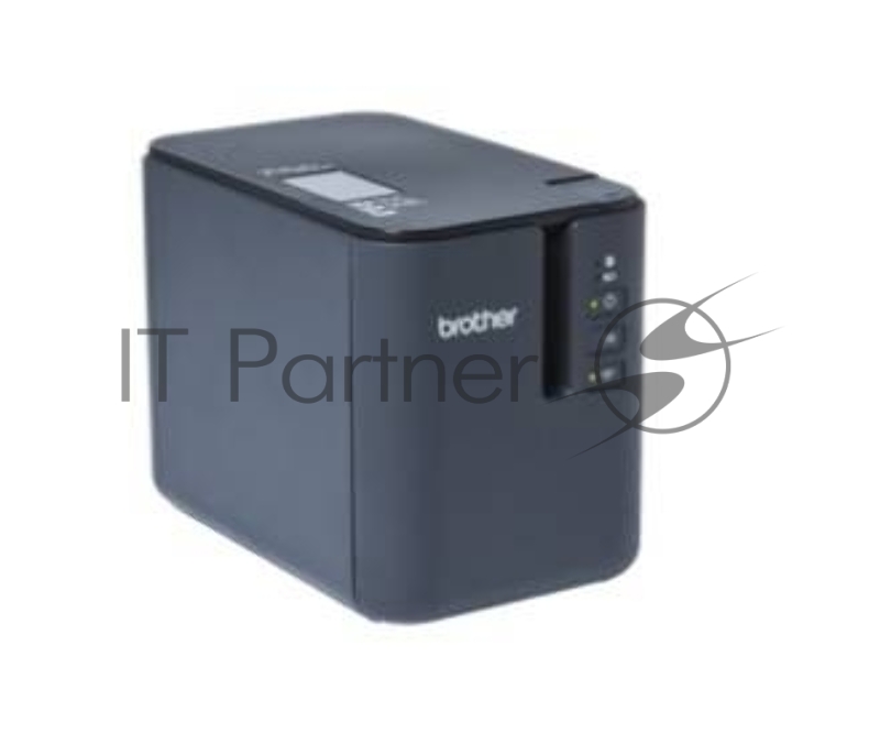 Принтер для наклеек Brother P-Touch PT-P900W (ленты TZe, HSe, FLe 3,5/6/9/12/18/24/36 мм, 60 мм/с, 180т/д, автообрез. с полуобрезкой, печать ШК, USB 1.1/2.0/3.0, WiFi, БП, USB-кабель, ПО, лента 36мм/8м, замена PT-9700PC)