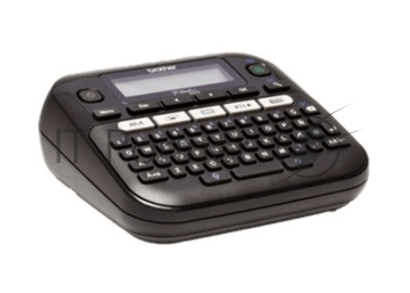 Принтер для наклеек Brother P-Touch PT-D210 (ленты TZe 3,5/6/9/12 мм, 20 мм/с, 180т/д, ручной обрез, БП, лента 12мм/4м, замена PT-D200)