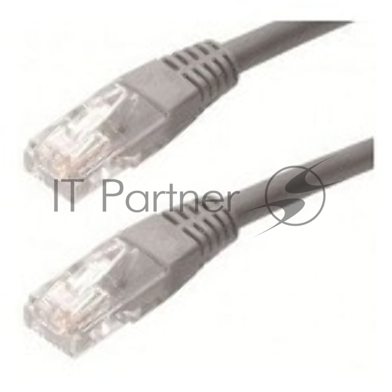 Коммутационный шнур ITK PC01-C5EUL-1M (патч-корд), кат.5Е UTP, LSZH, 1м, серый
