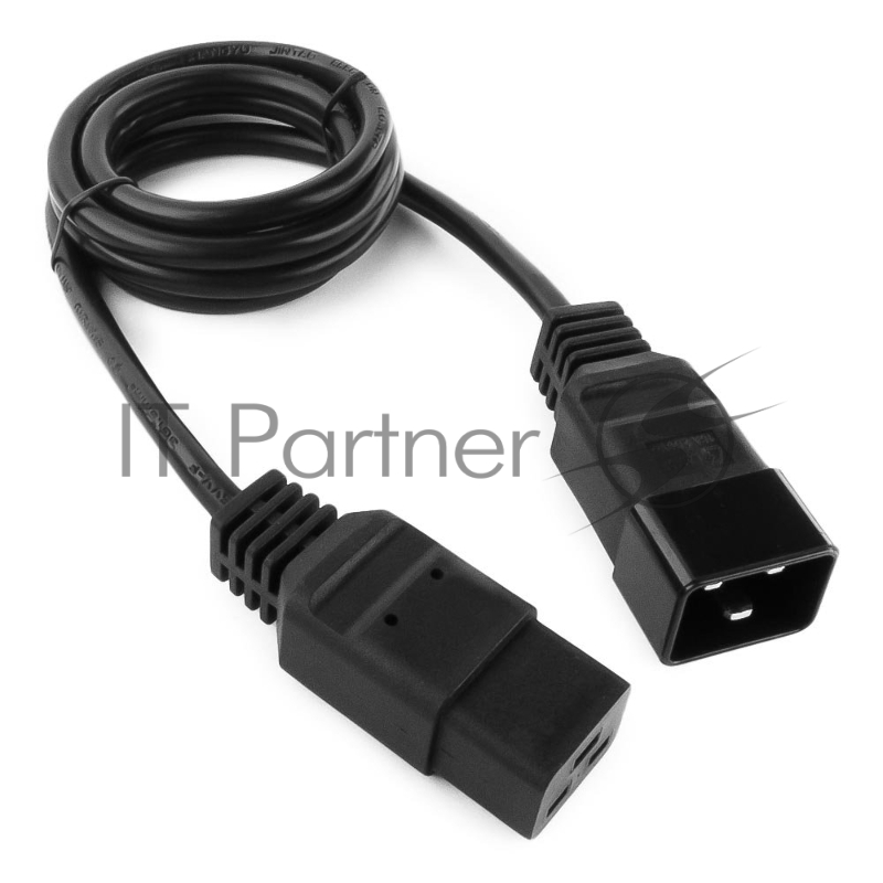 Кабель питания для UPC Gembird/Cablexpert, 1.5м, С19 - C20, 16А, черный, с заземлением(PC-189-C19)