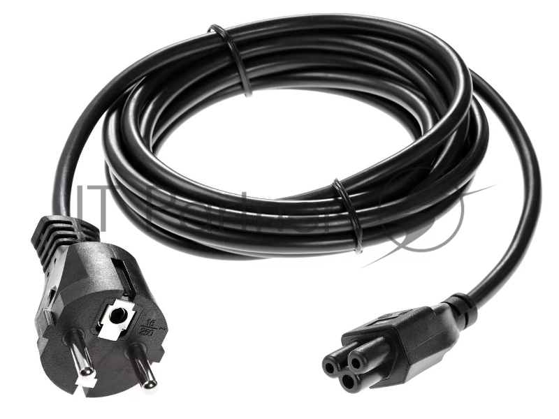 Кабель питания для ноутбуков 3m, 3-pin, с заземлением, 220V (Европейский стандарт) Telecom